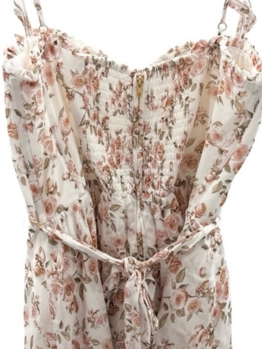 Altar'd State Rose Floral Ruffle Mini Dress - Picture 3 of 6